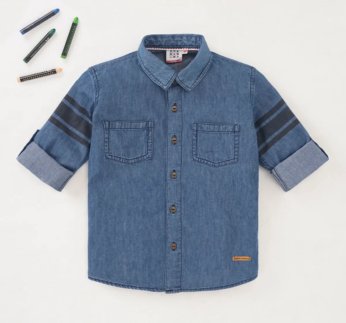 Boys Full Sleeves Printed Shirt