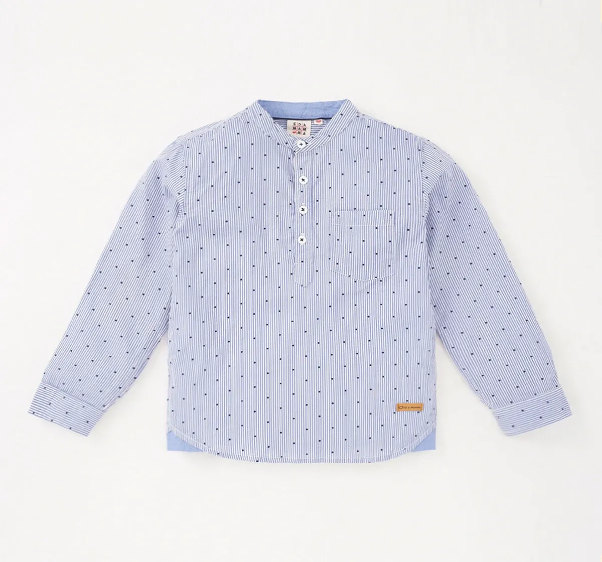 Boys Full Sleeves Striped Shirt