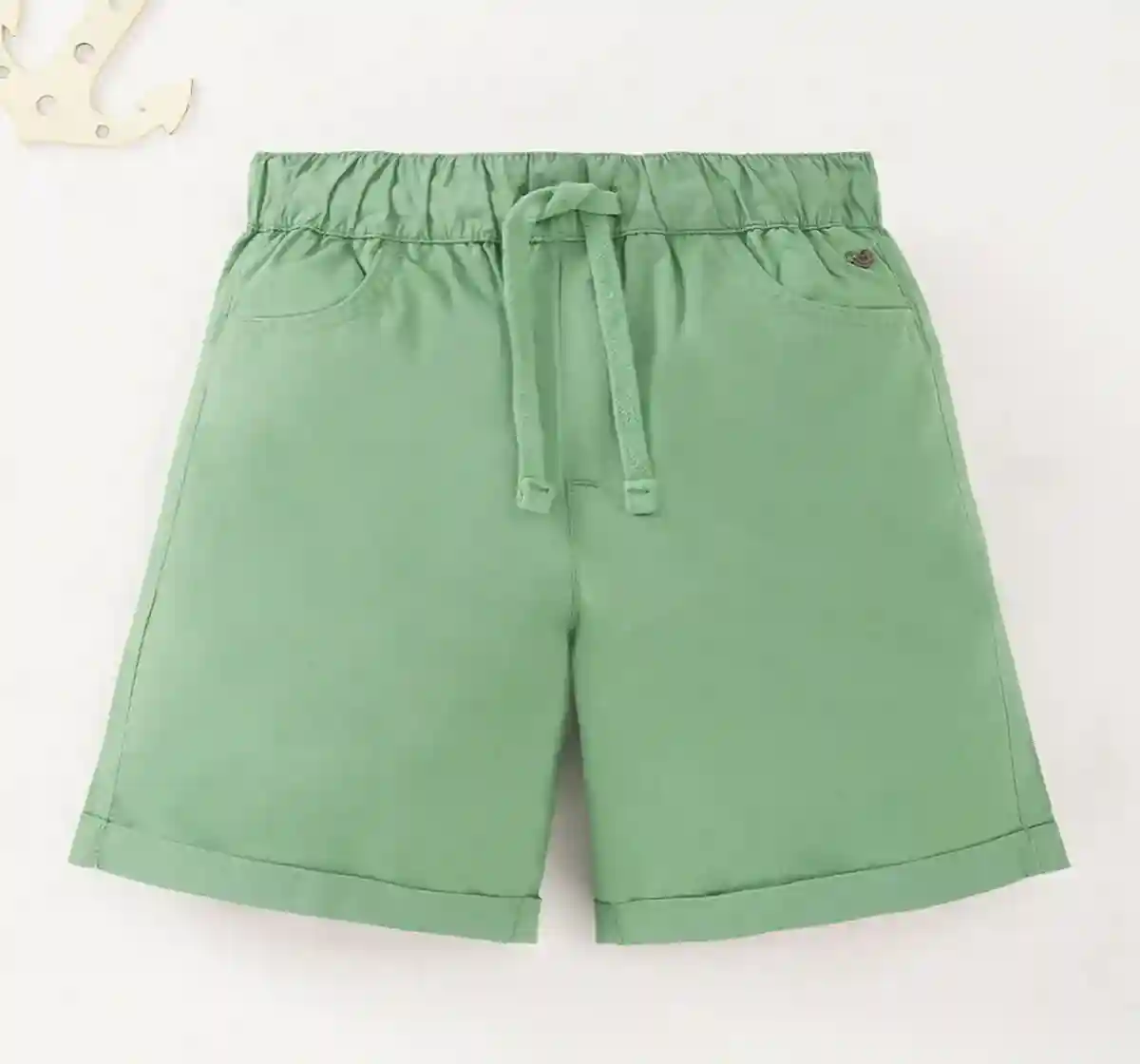 Boys Solid Poplin Shorts