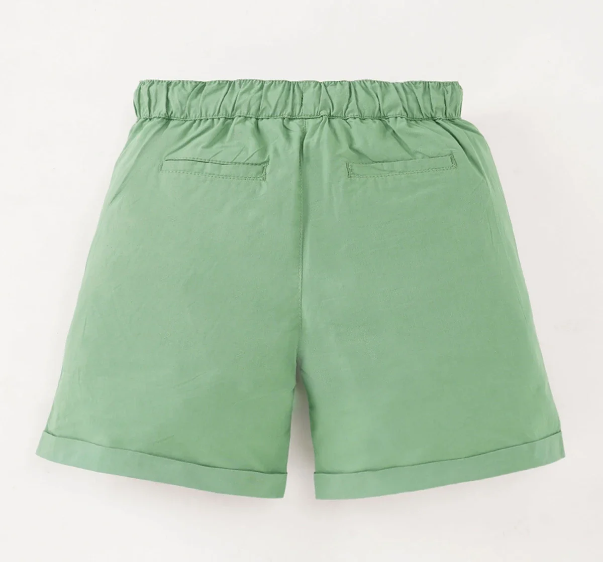 Boys Solid Poplin Shorts