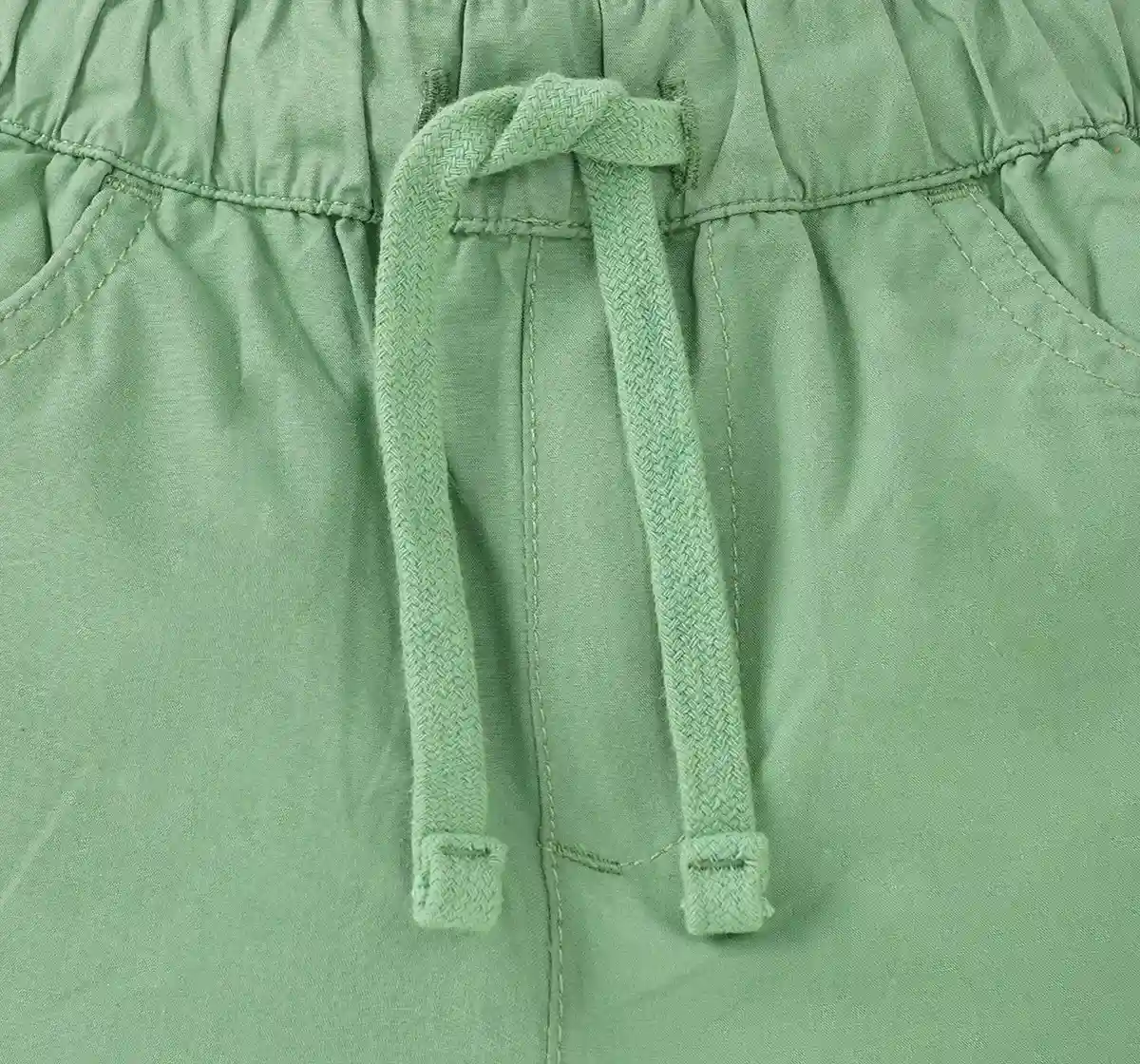 Boys Solid Poplin Shorts