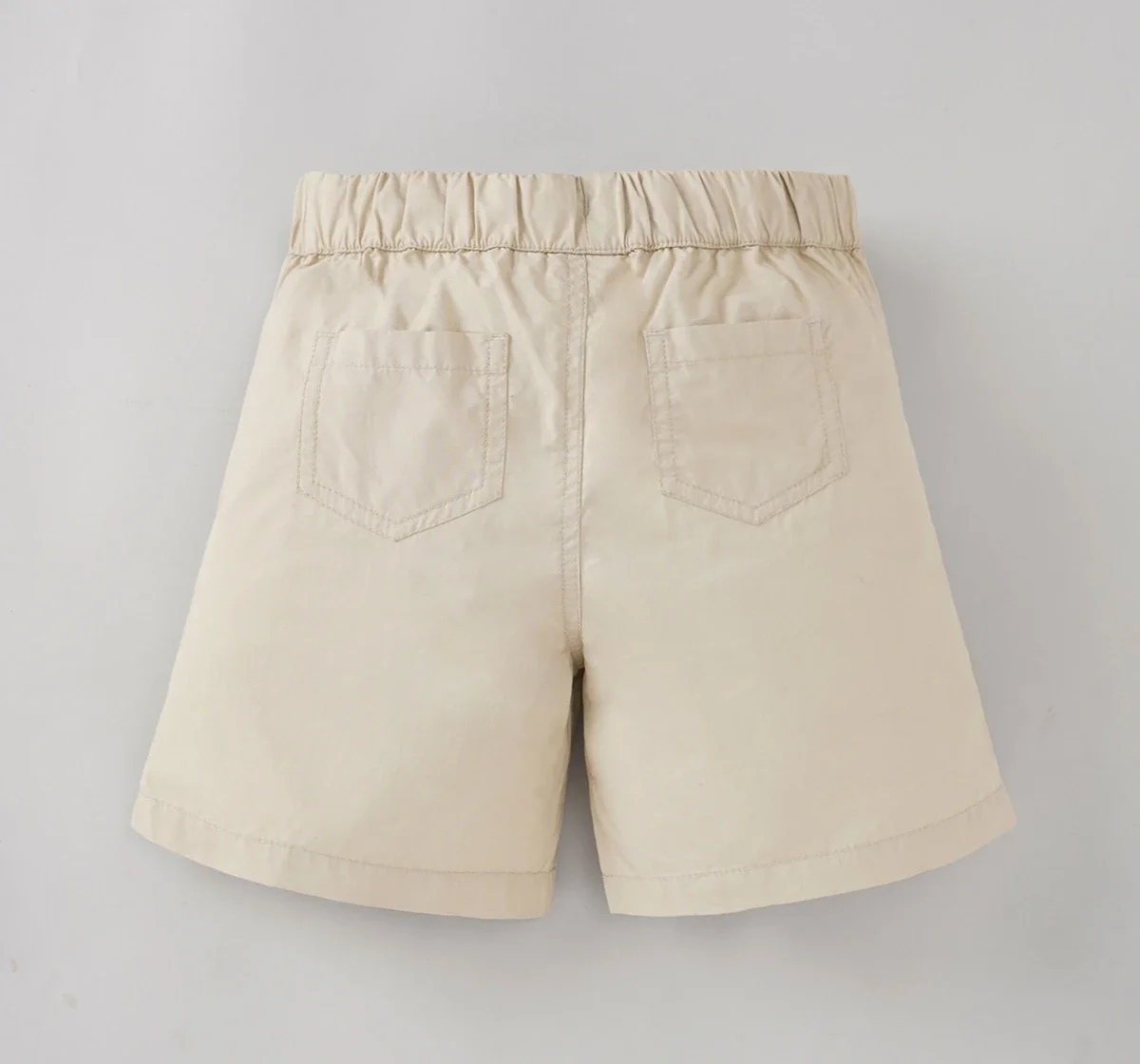 Boys Solid Poplin Shorts