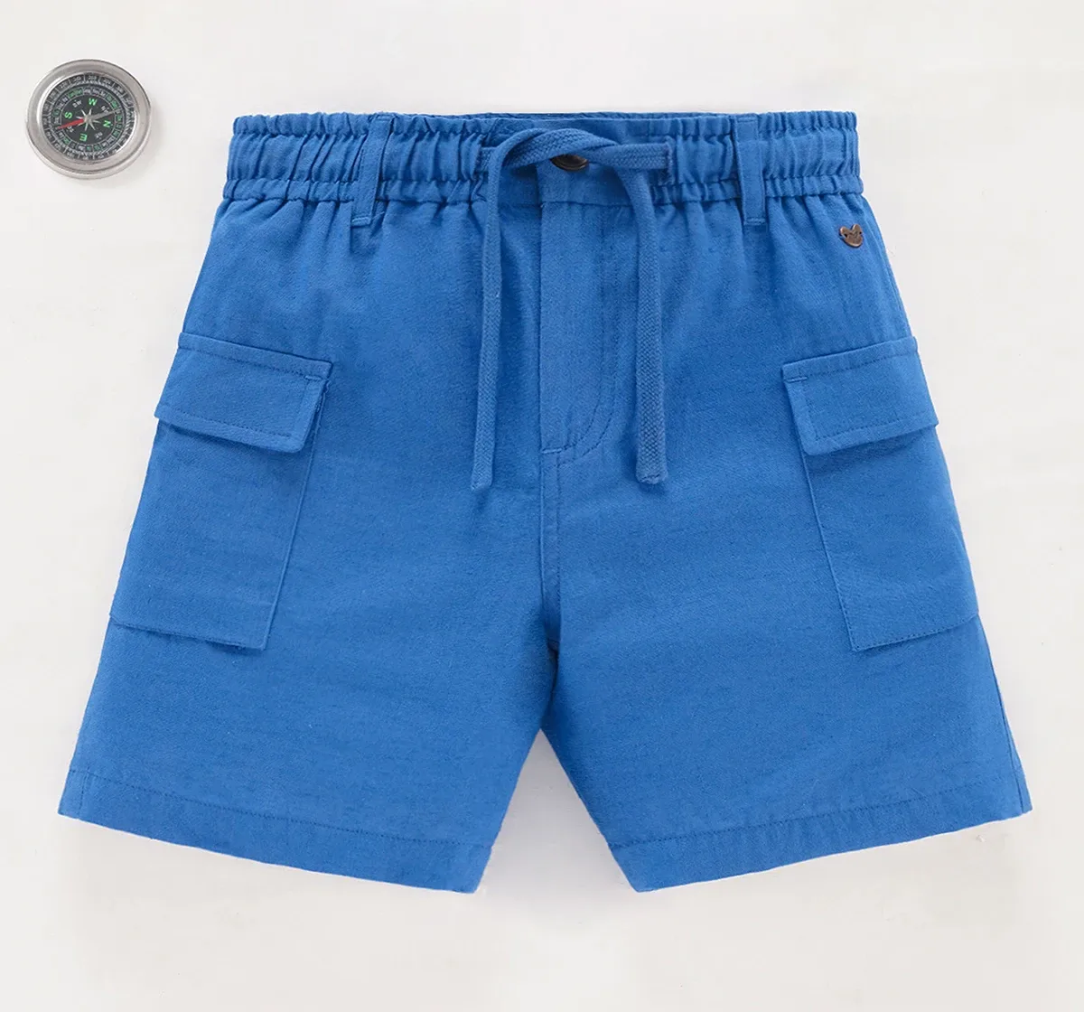 Boys Solid Flax Shorts