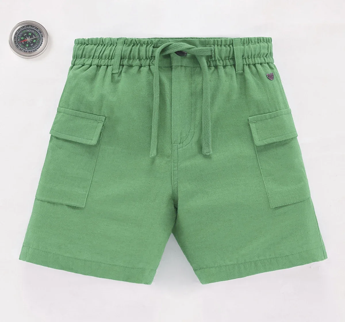 Boys Solid Flax Shorts