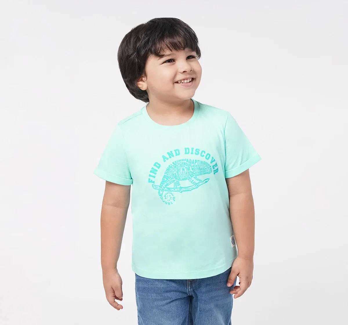 Boys Organic T-Shirt With Print