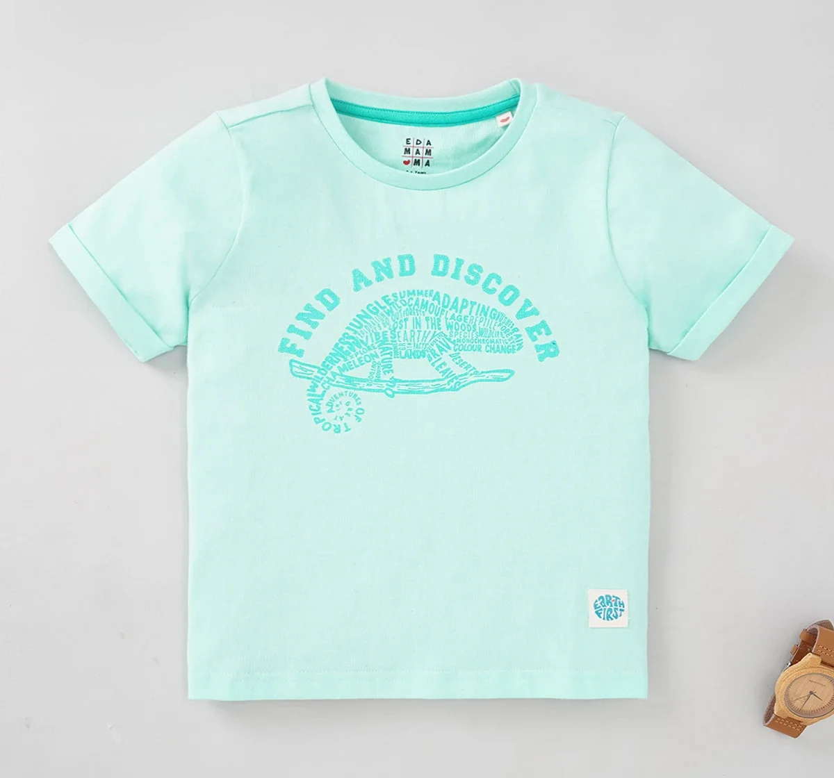 Boys Organic T-Shirt With Print