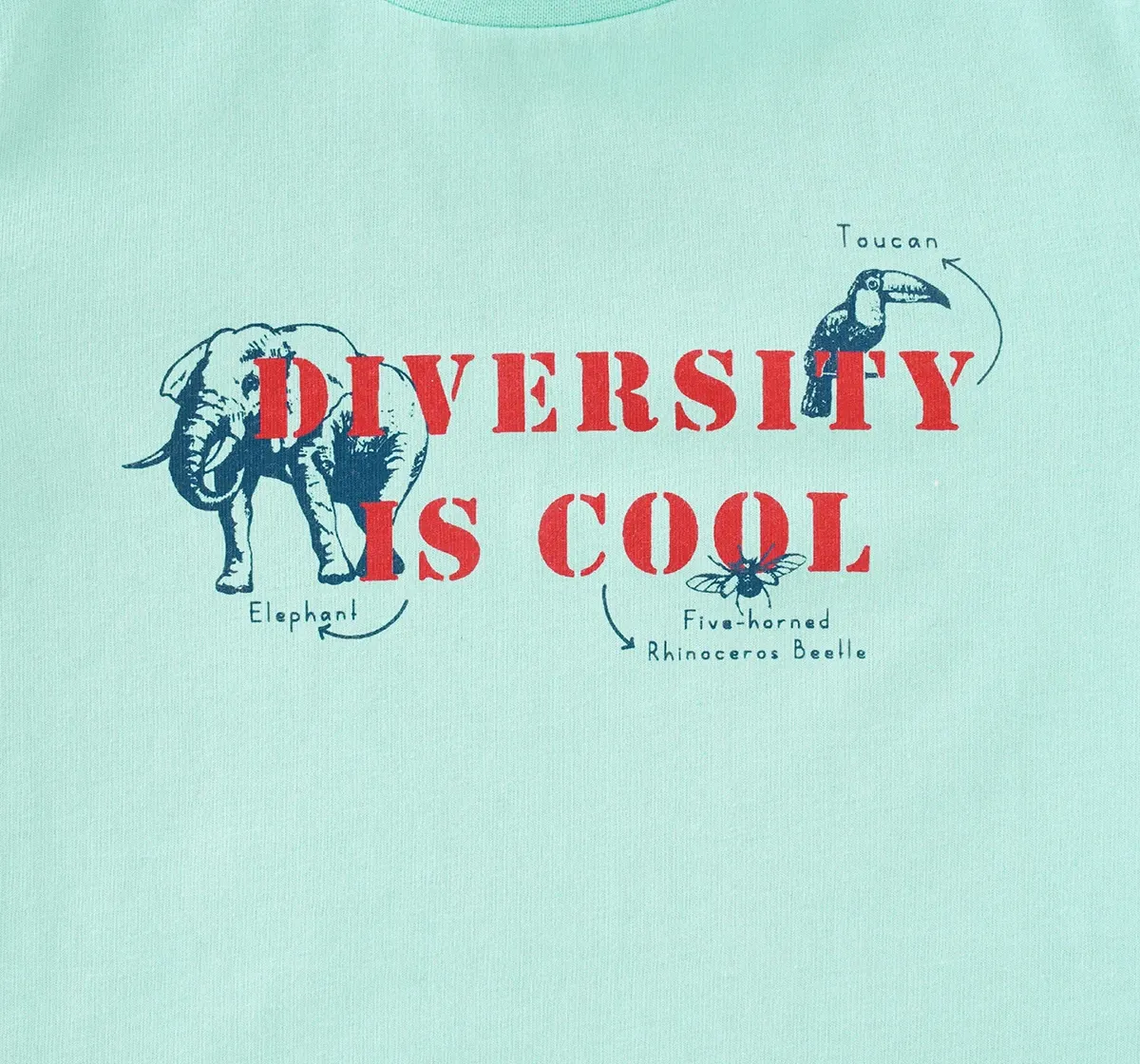 Boys Half Sleeves Crew Neck Tee