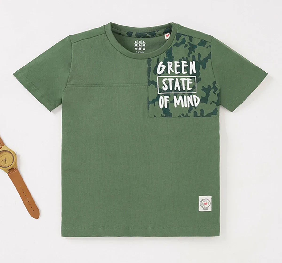 Boys Tee With Back Print