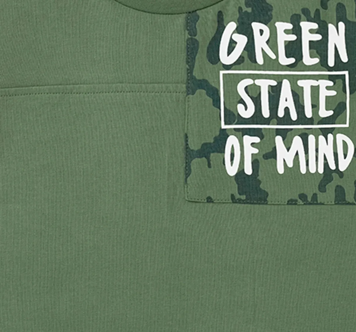 Boys Tee With Back Print