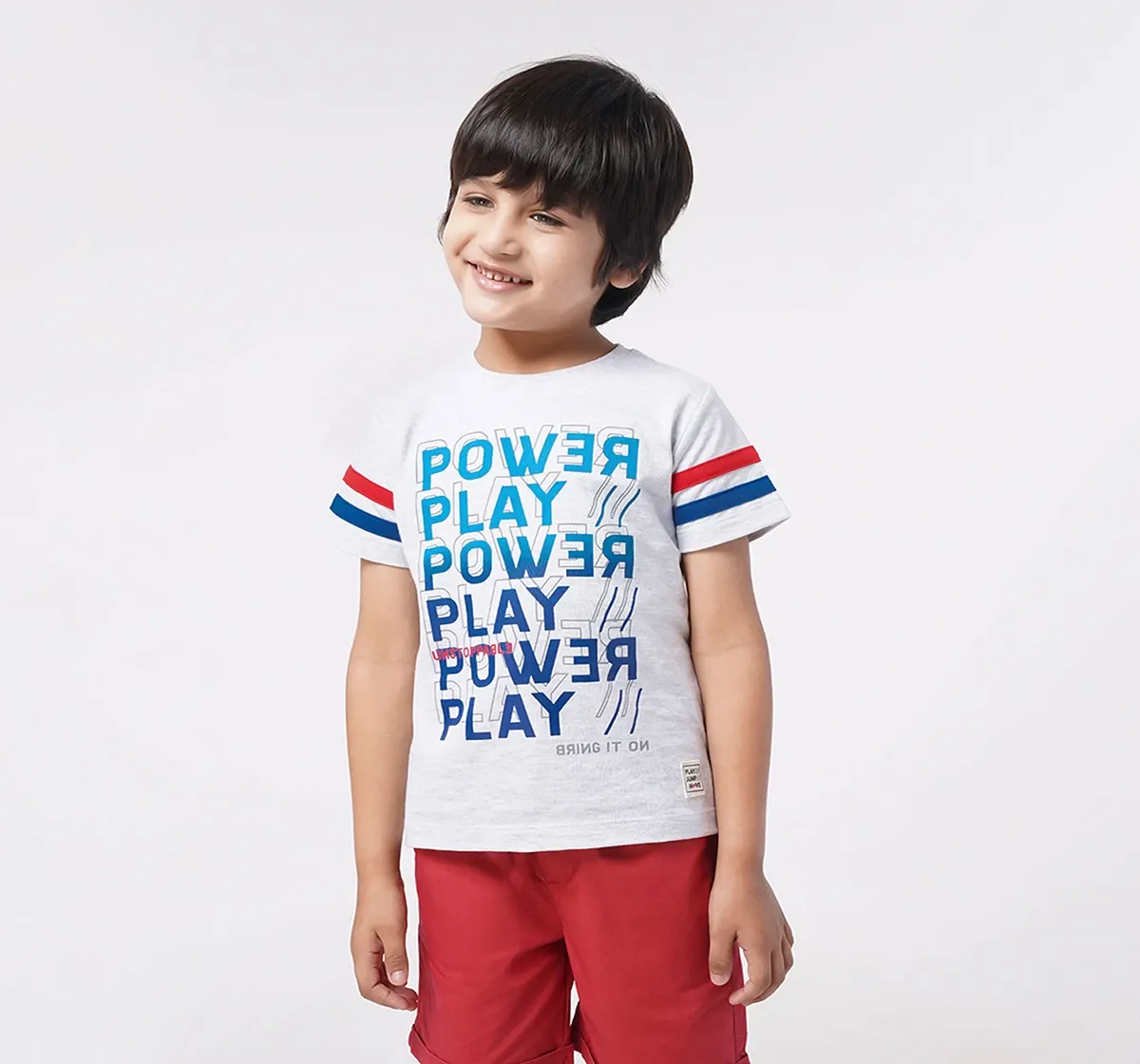 Boys Half Sleeves Printed Tee