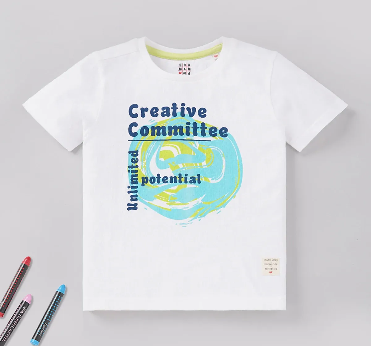 Boys Crew Neck Printed Tee