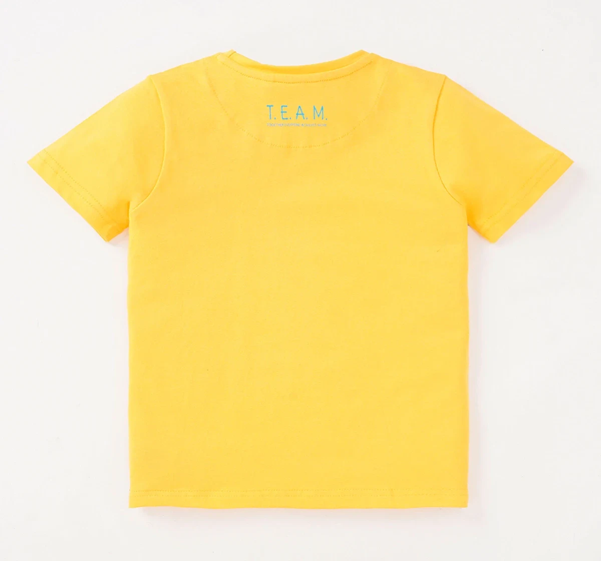 Boys Half Sleeves Chest Print Tee