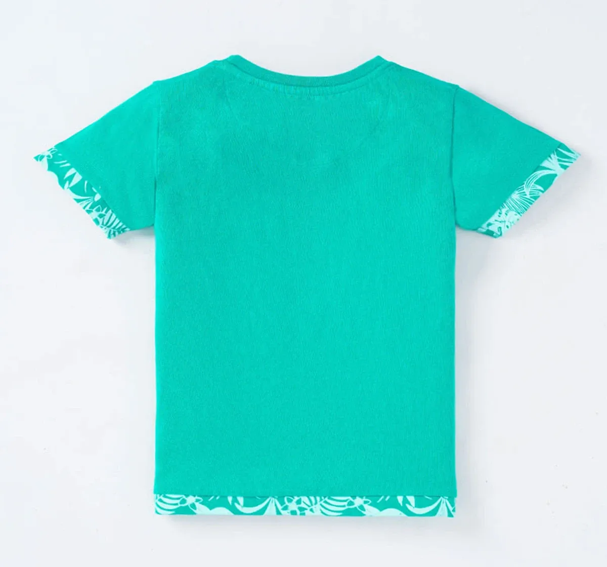 Boys Solid Front Pocket Tee