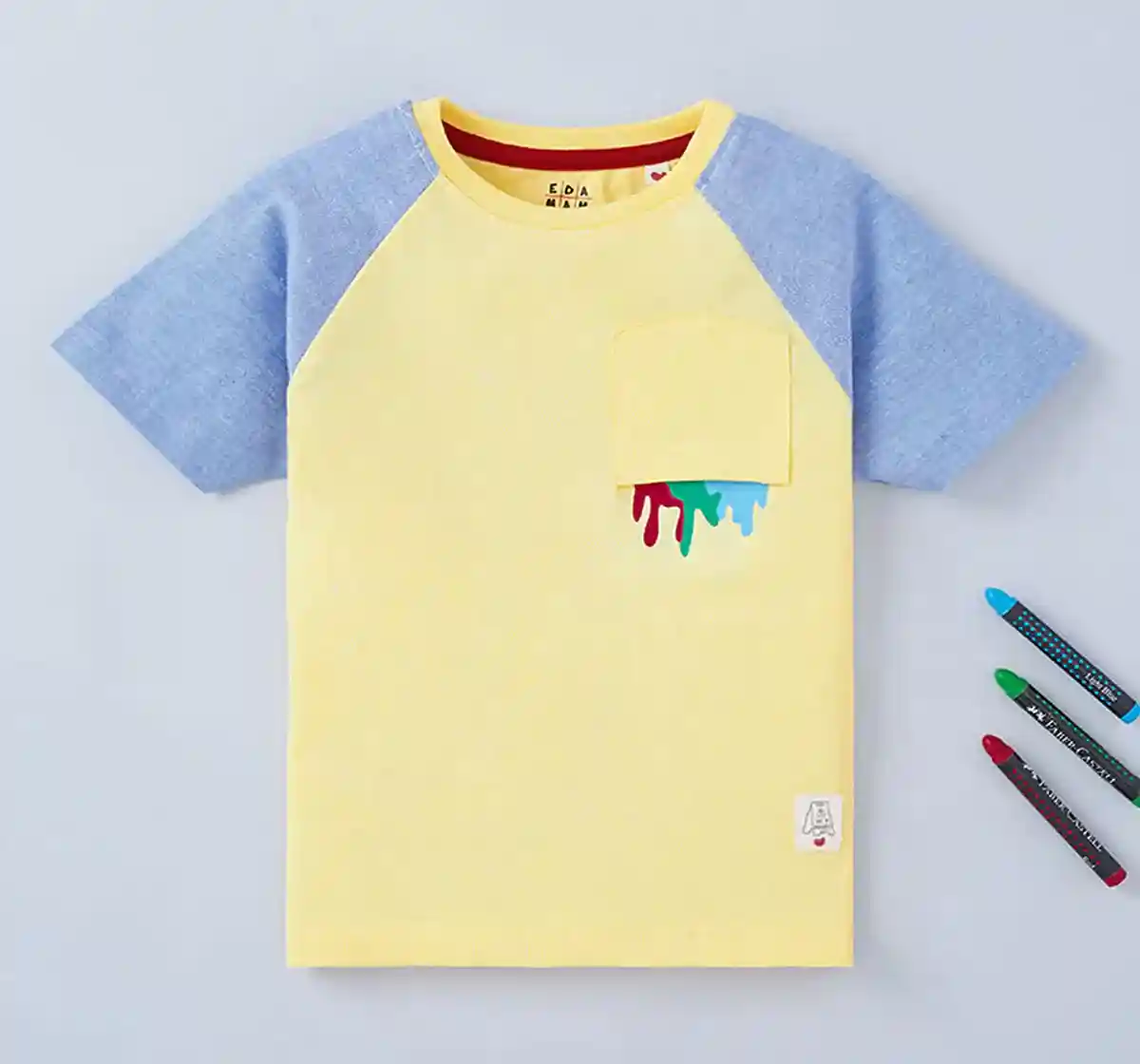Boys Cut And Sew Raglan Tee