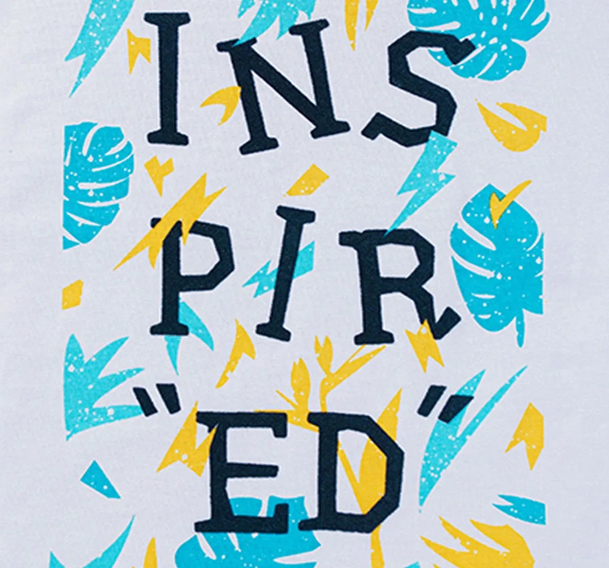 Boys Printed Tee With Felt Details