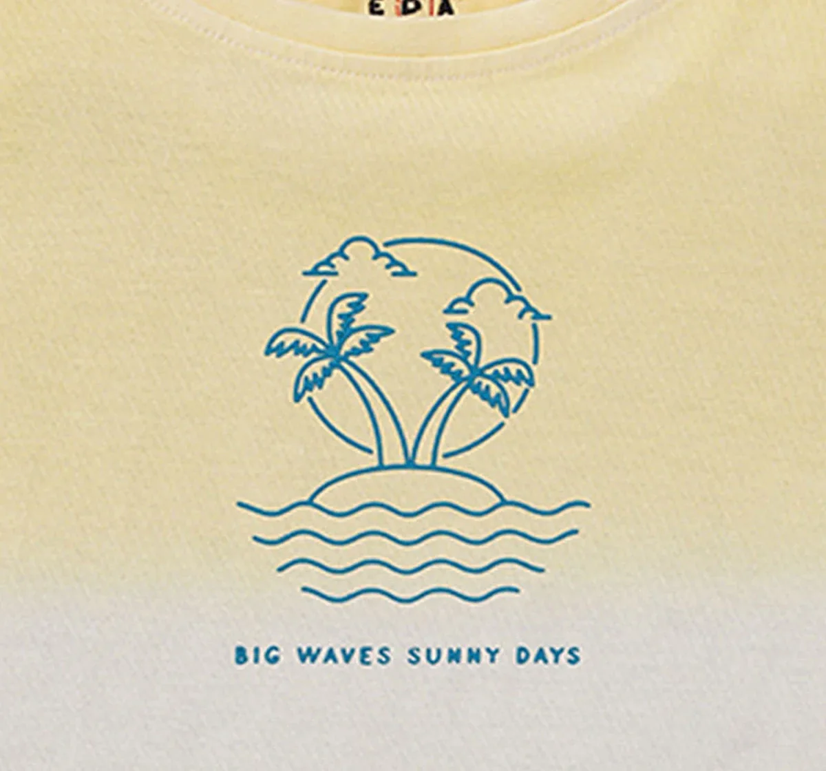 Boys Ombre Tee With Chest Print