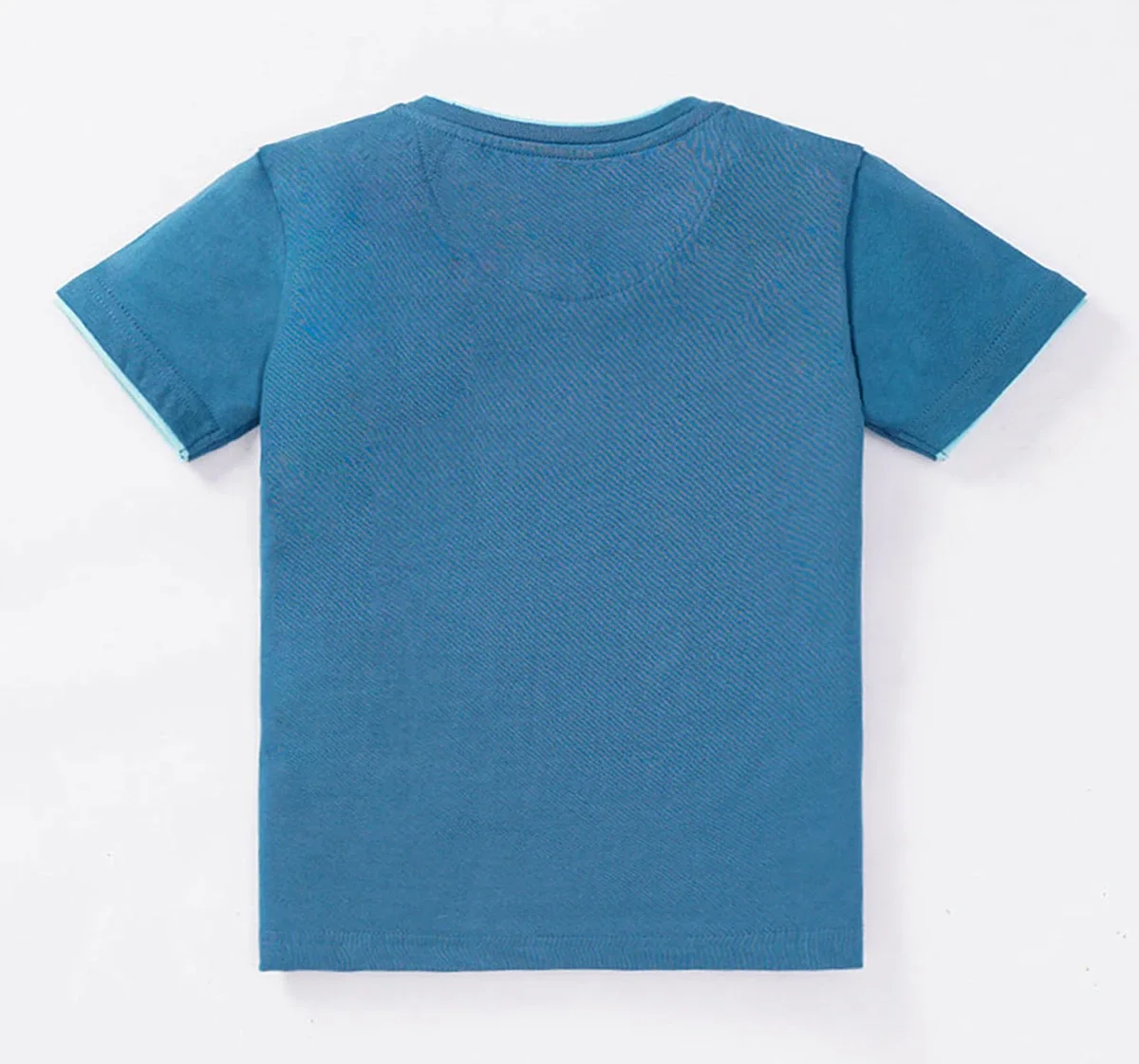 Boys Mock Layering Chest Print Tee