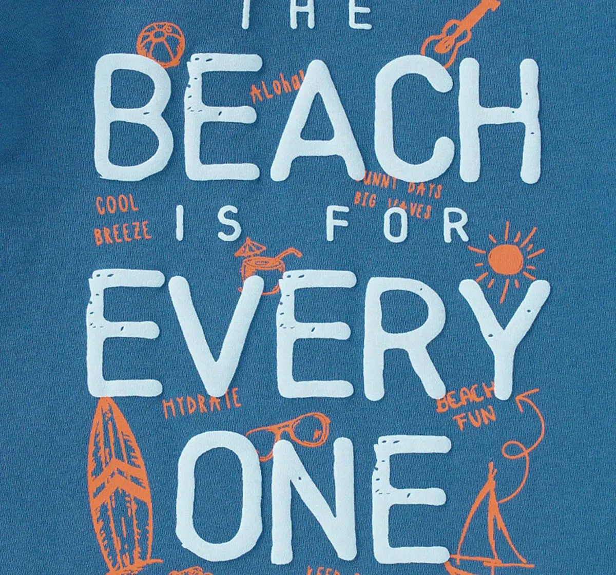 Boys Mock Layering Chest Print Tee