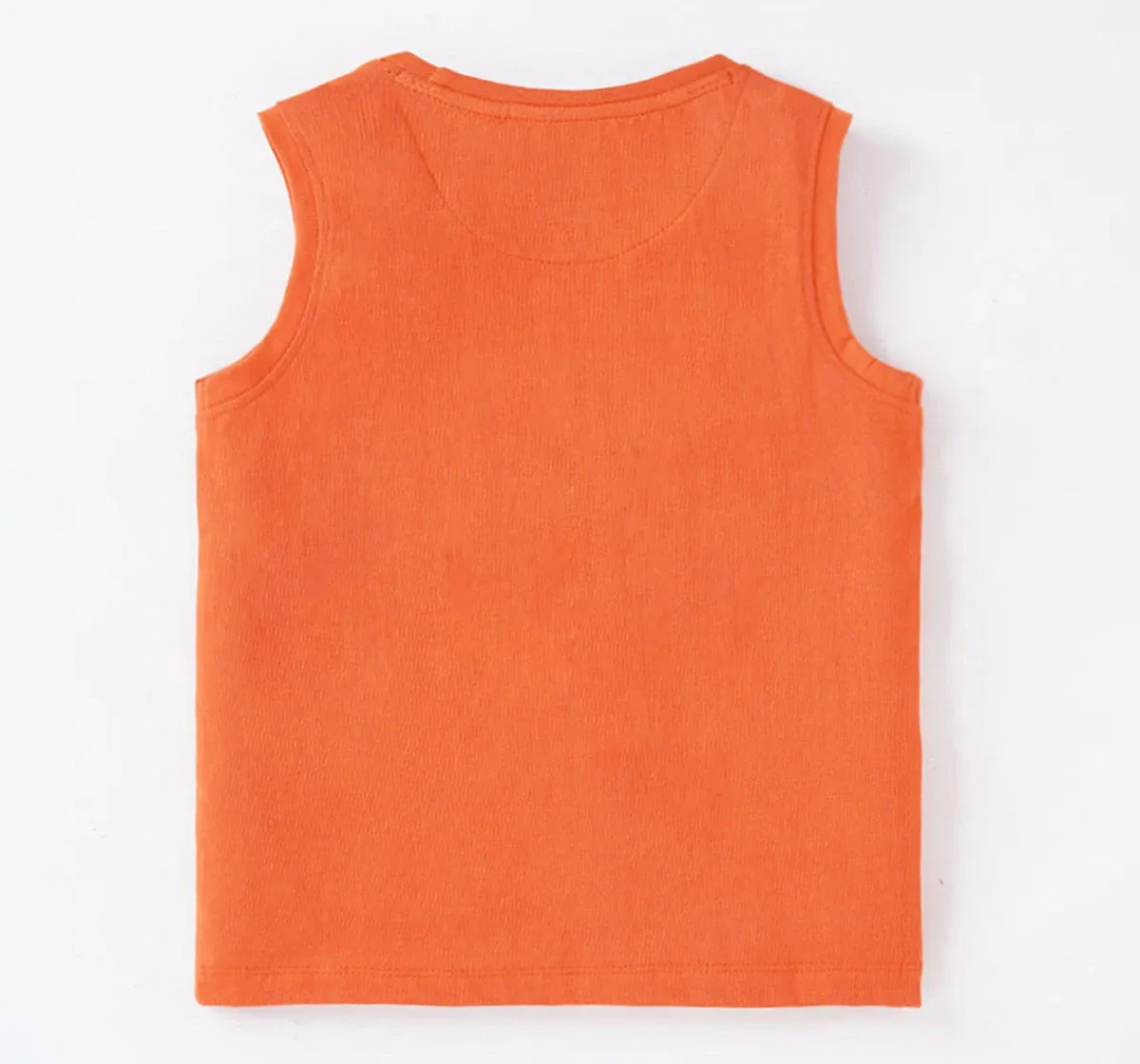 Boys Beach Print Sleeveless Tee