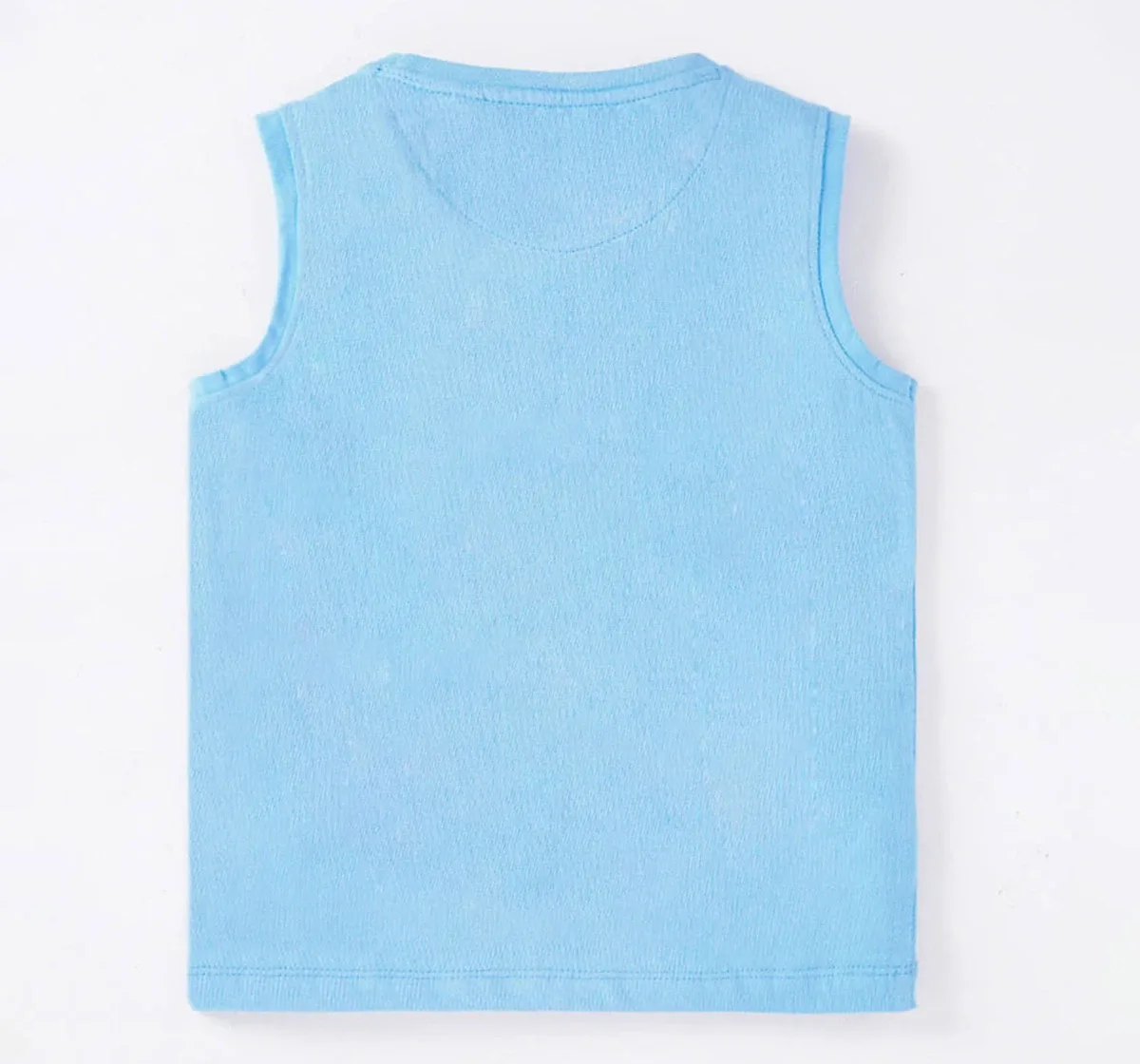 Boys Beach Print Sleeveless Tee