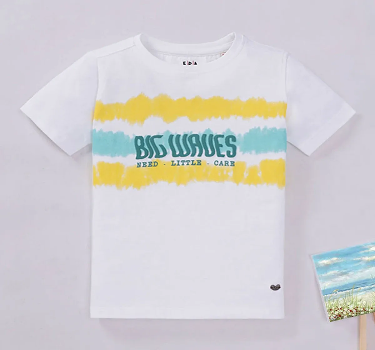 Boys Waves Printed Tee