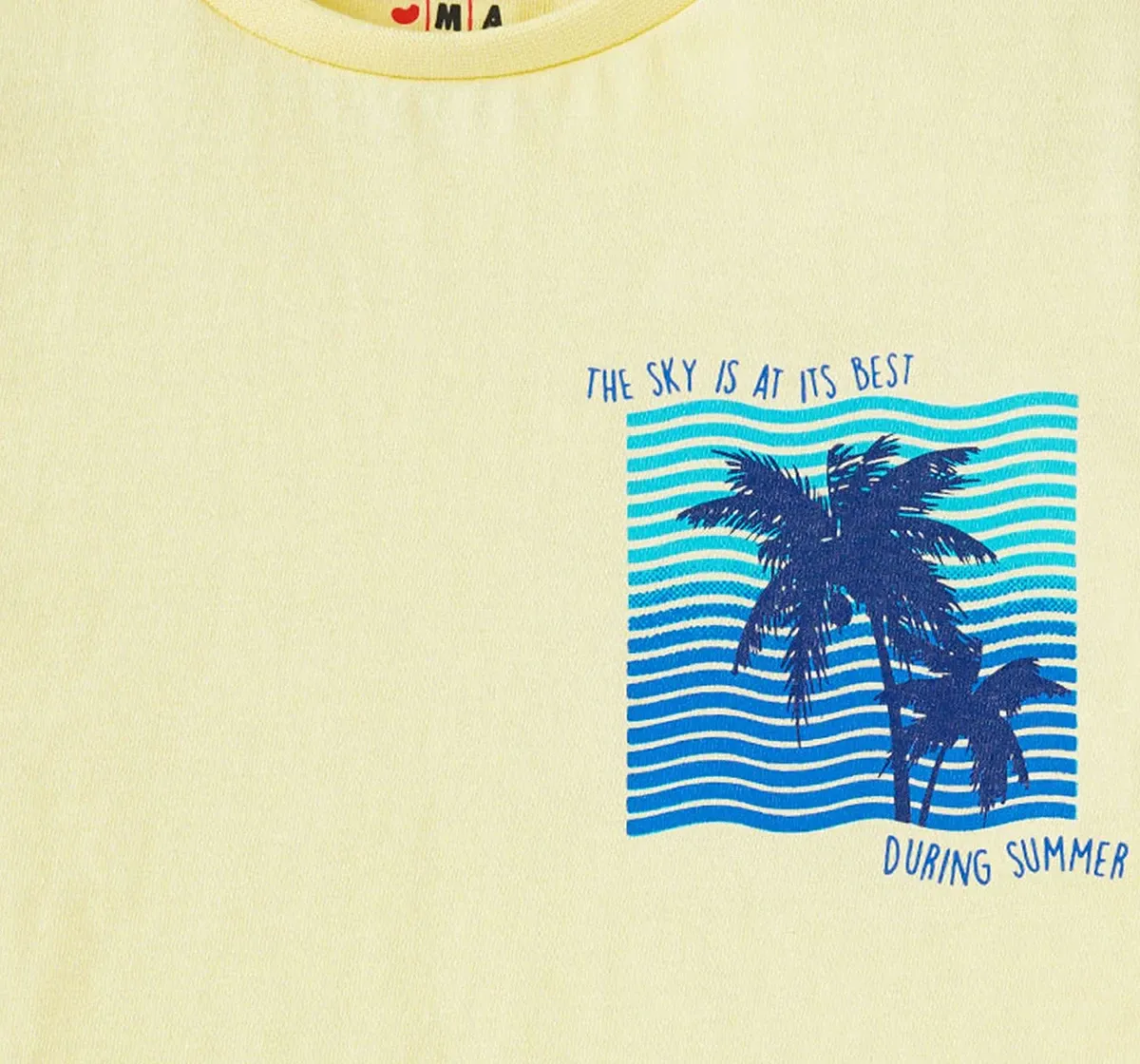 Boys Side Chest Print Tee