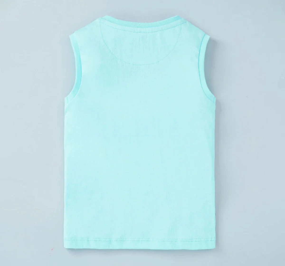 Boys Shark Stripe Print Vest Tee