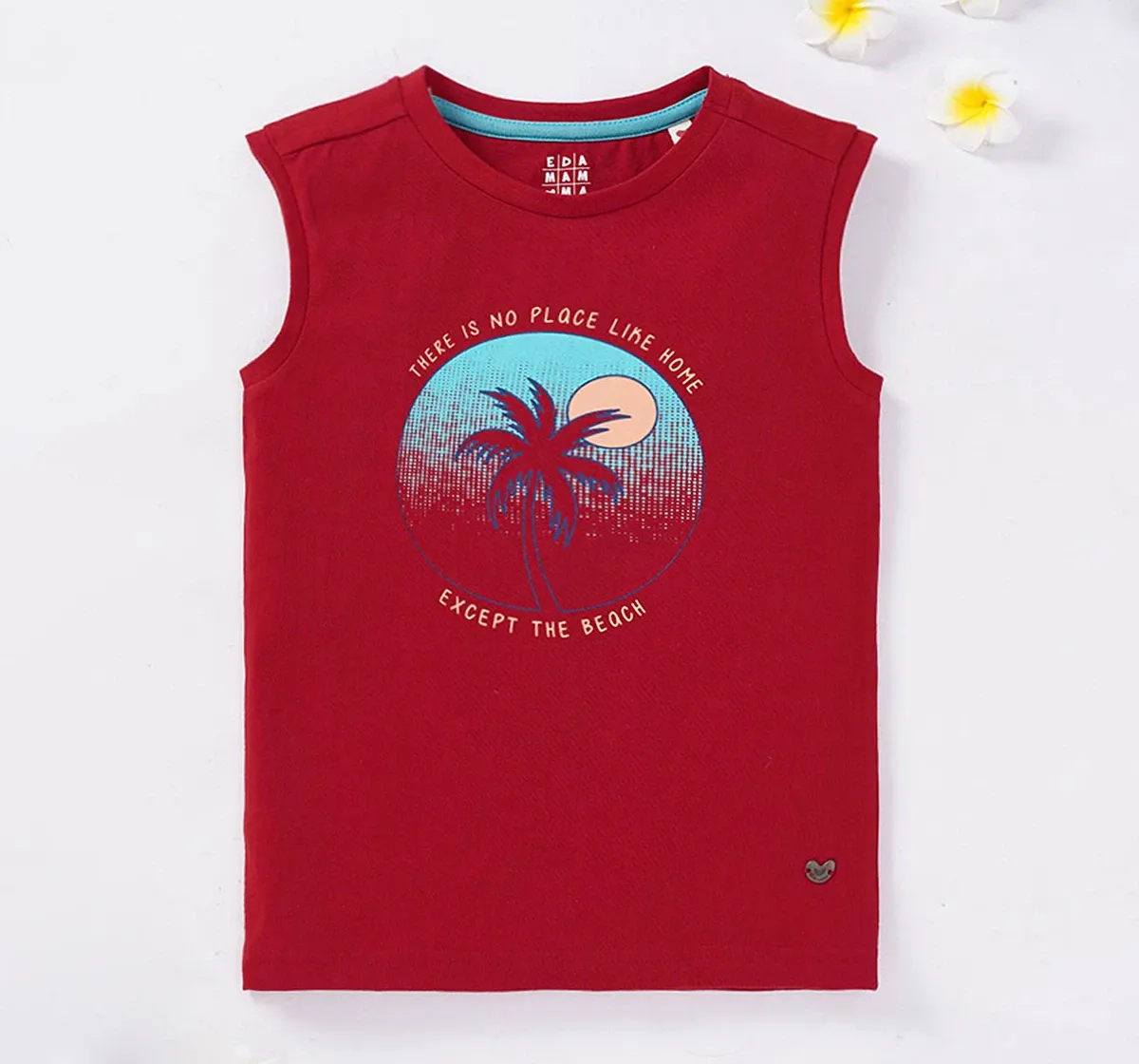 Boys Tree Print Vest Tee
