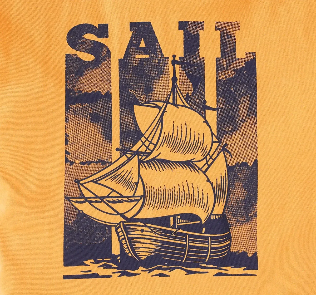 Boys Crew Neck Printed Tee