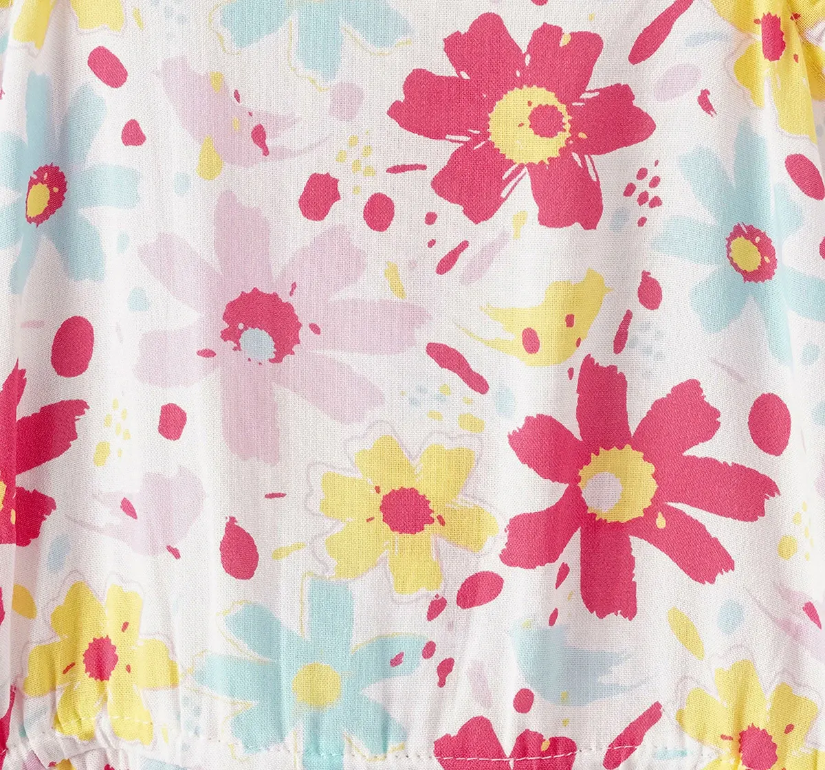 Girls Strappy Floral Dress