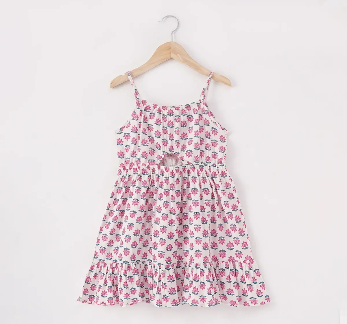 Girls Floral Strappy Dress