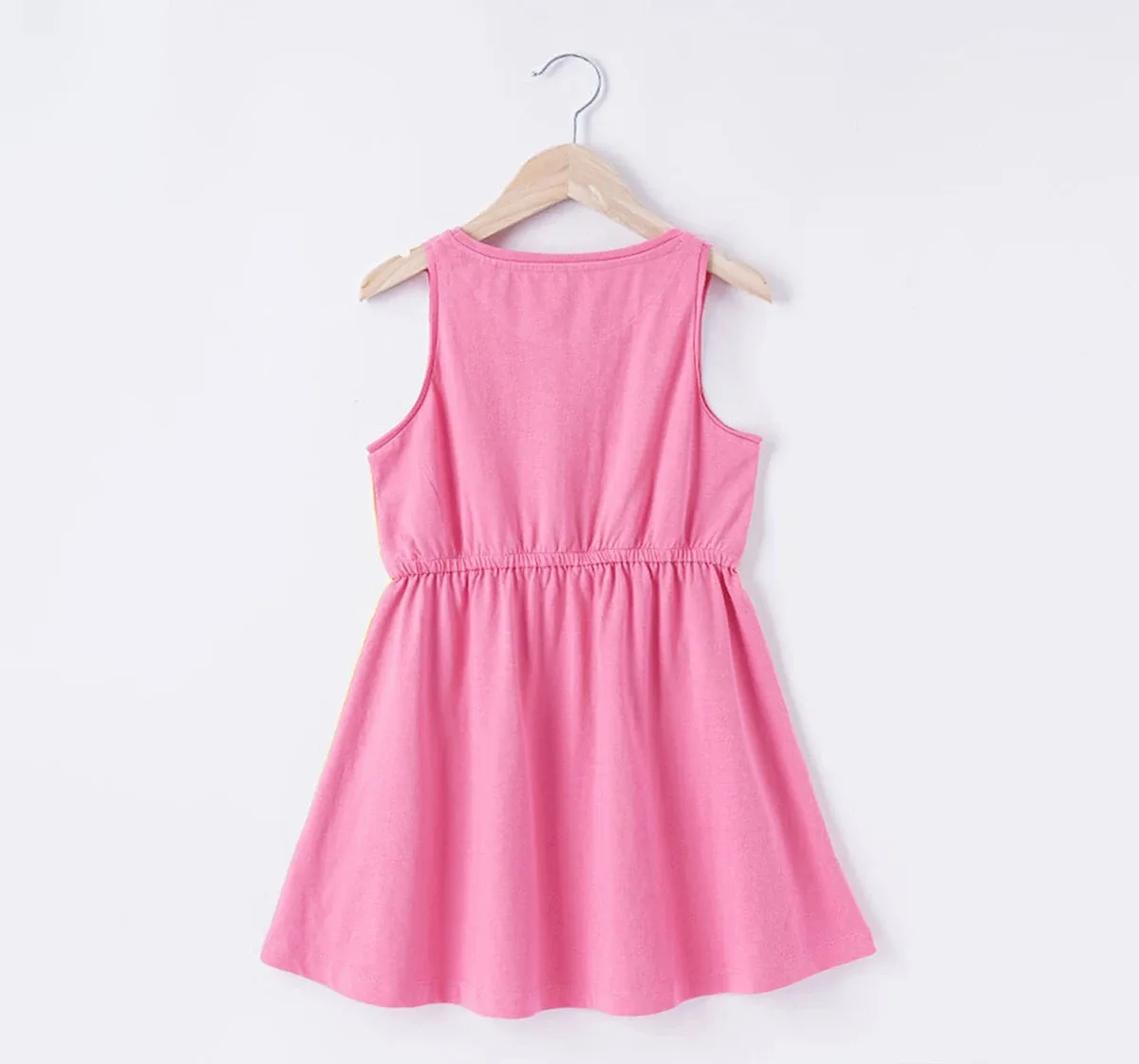 Girls Side Tape Tie Up Dress