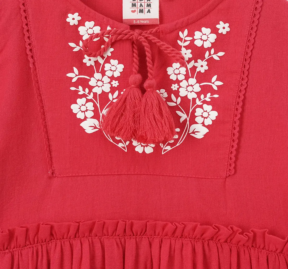 Girls Embroidered Dress