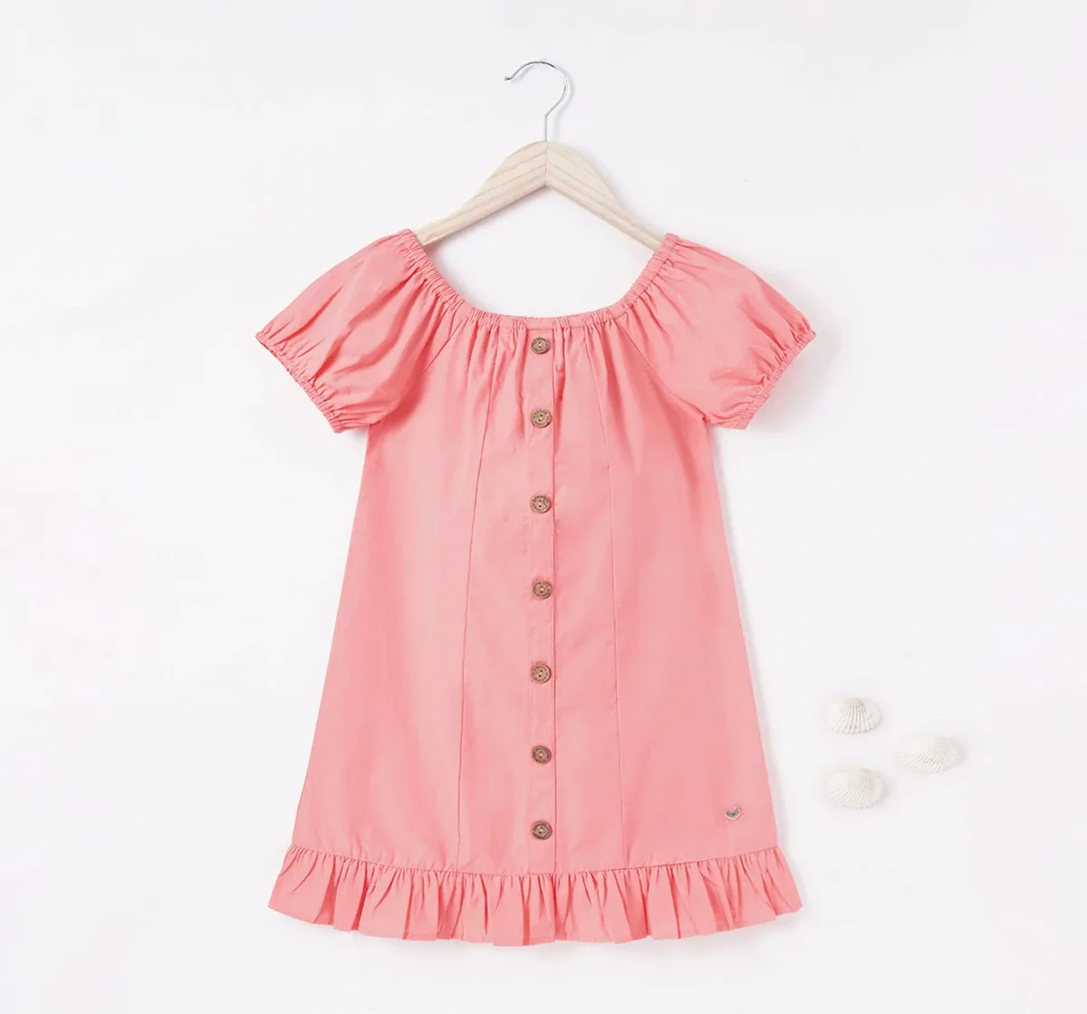 Girls Buttoned Dress