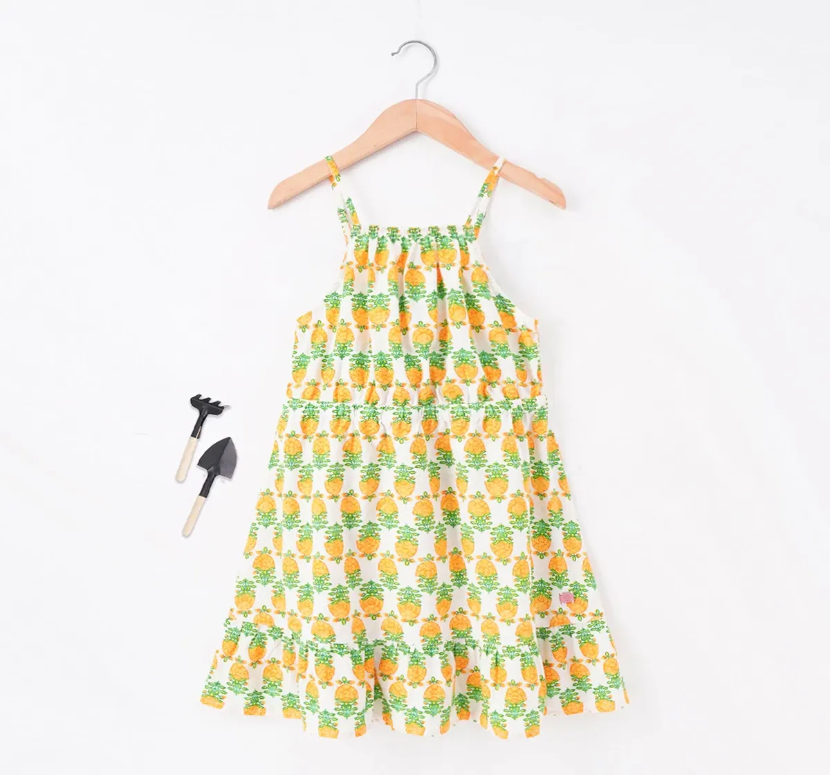 Girls Floral Printed Dress