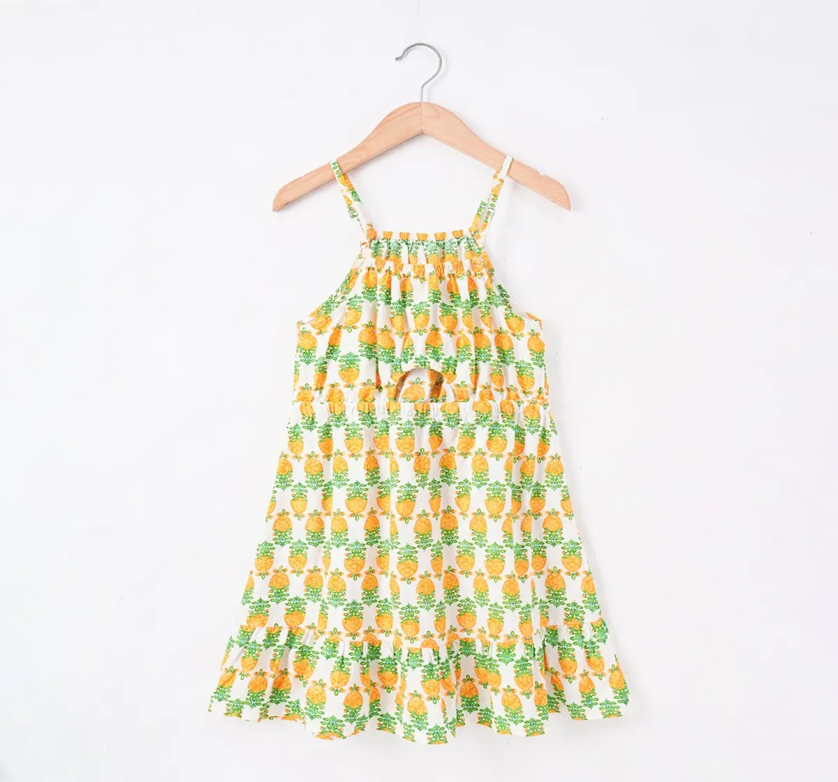 Girls Floral Printed Dress