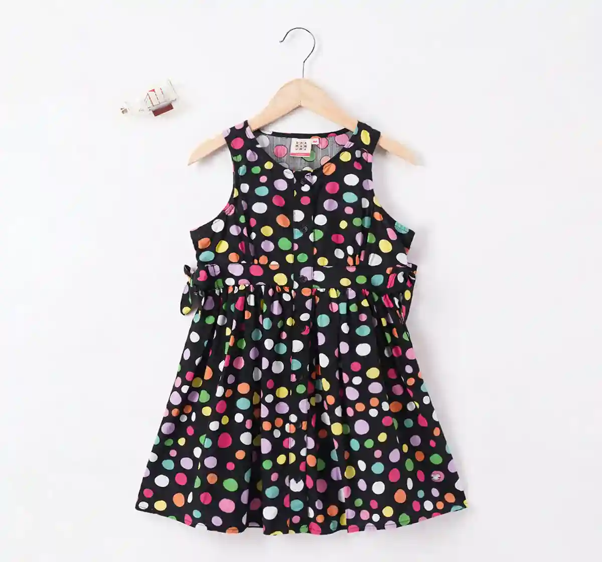 Girls Polka Printed Dress