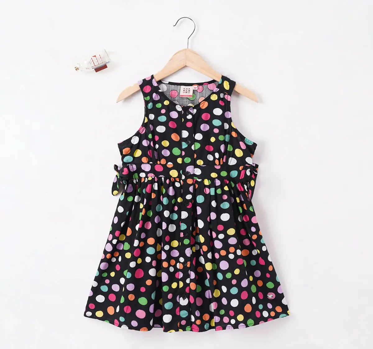 Girls Polka Printed Dress