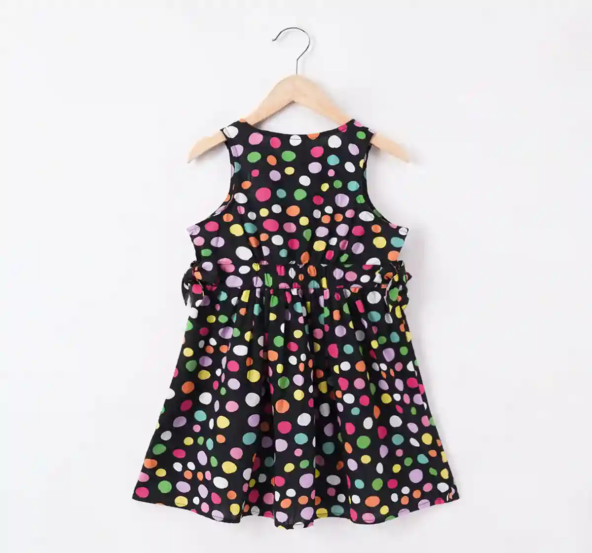 Girls Polka Printed Dress