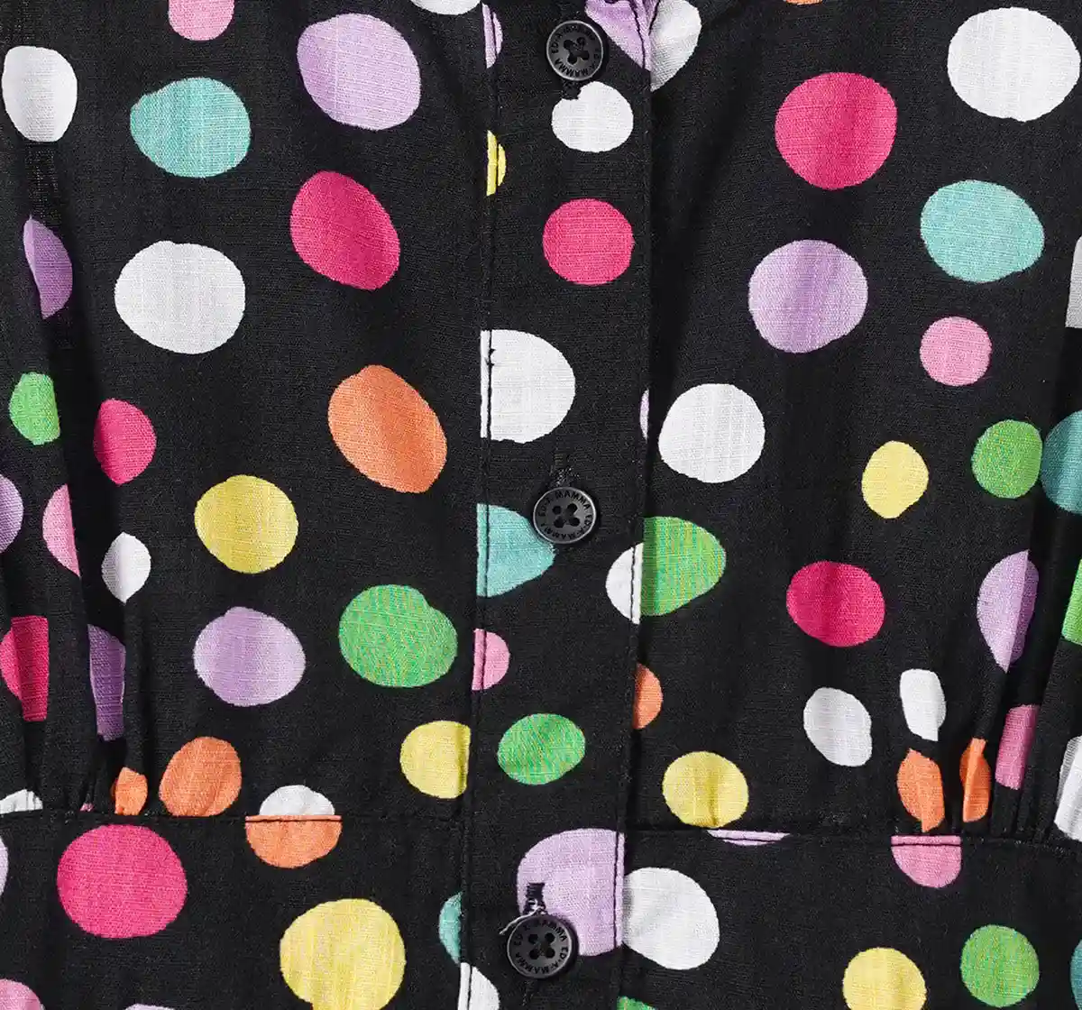 Girls Polka Printed Dress