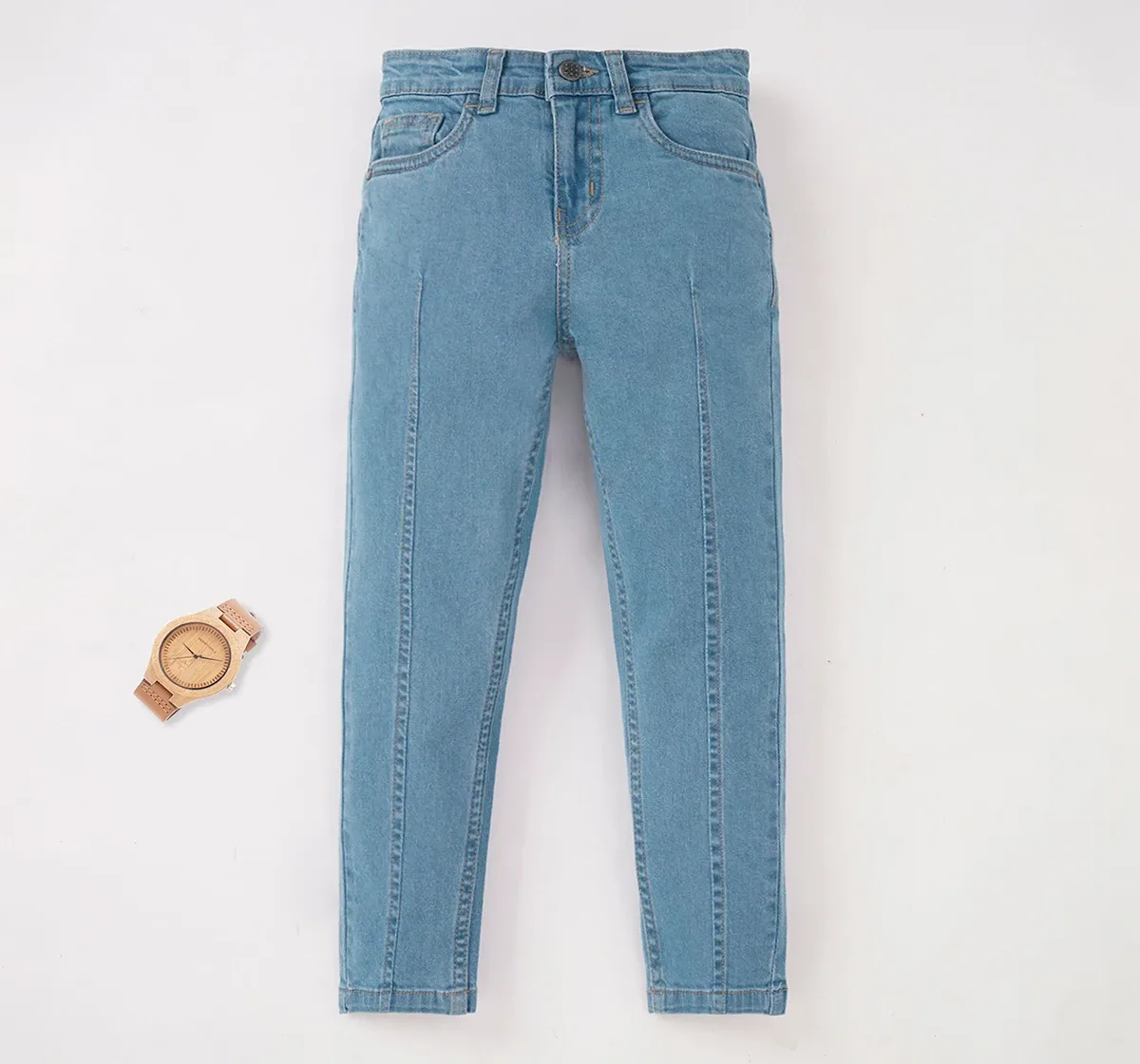 Girls Cut And Sew Jeans