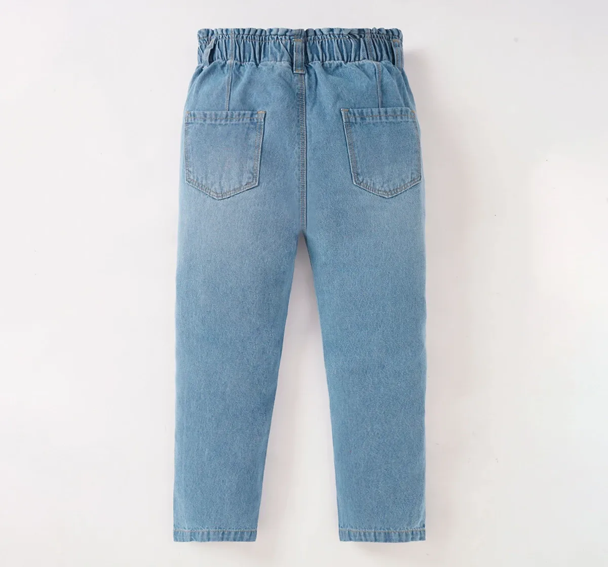 Girls Paper Bag Denim Jeans