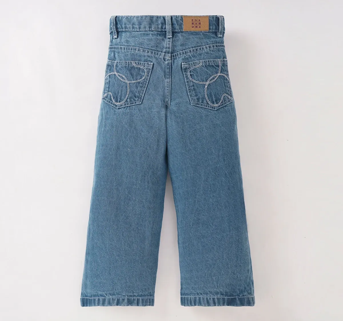 Girls Wide Leg Denim Jeans