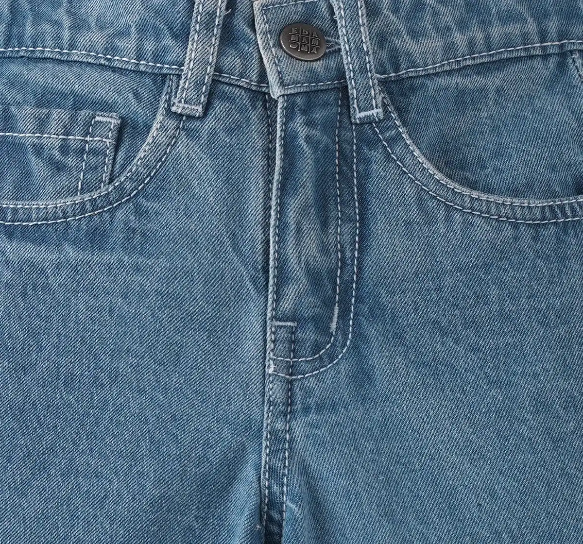 Girls Wide Leg Denim Jeans