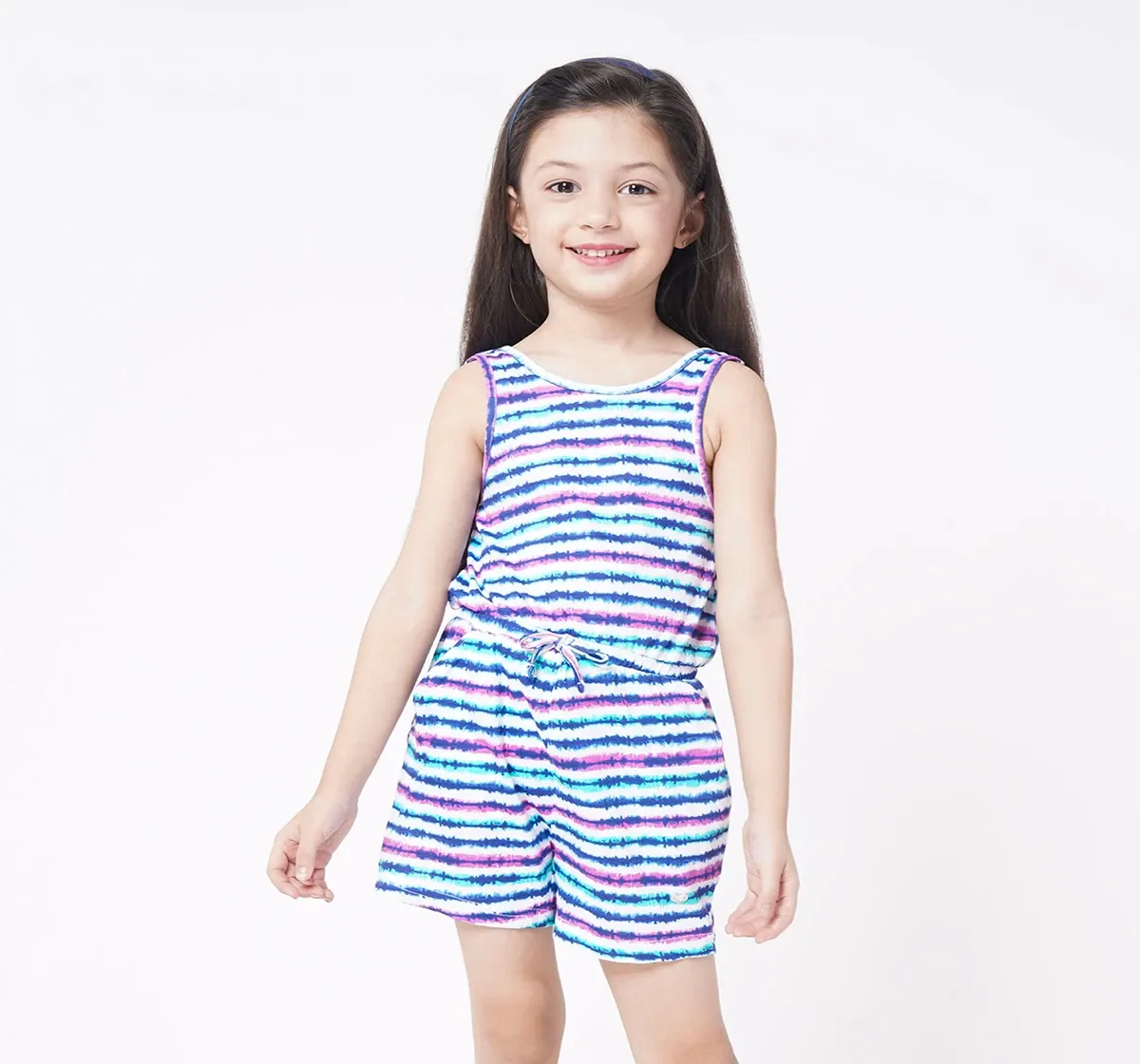 Girls Sleeveless Jumpsuit