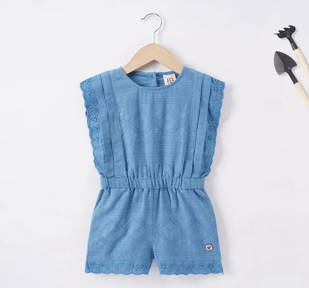 Girls Solid Jumpsuit