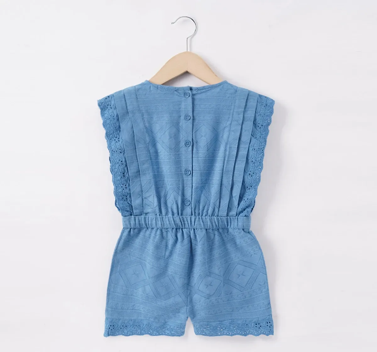 Girls Solid Jumpsuit