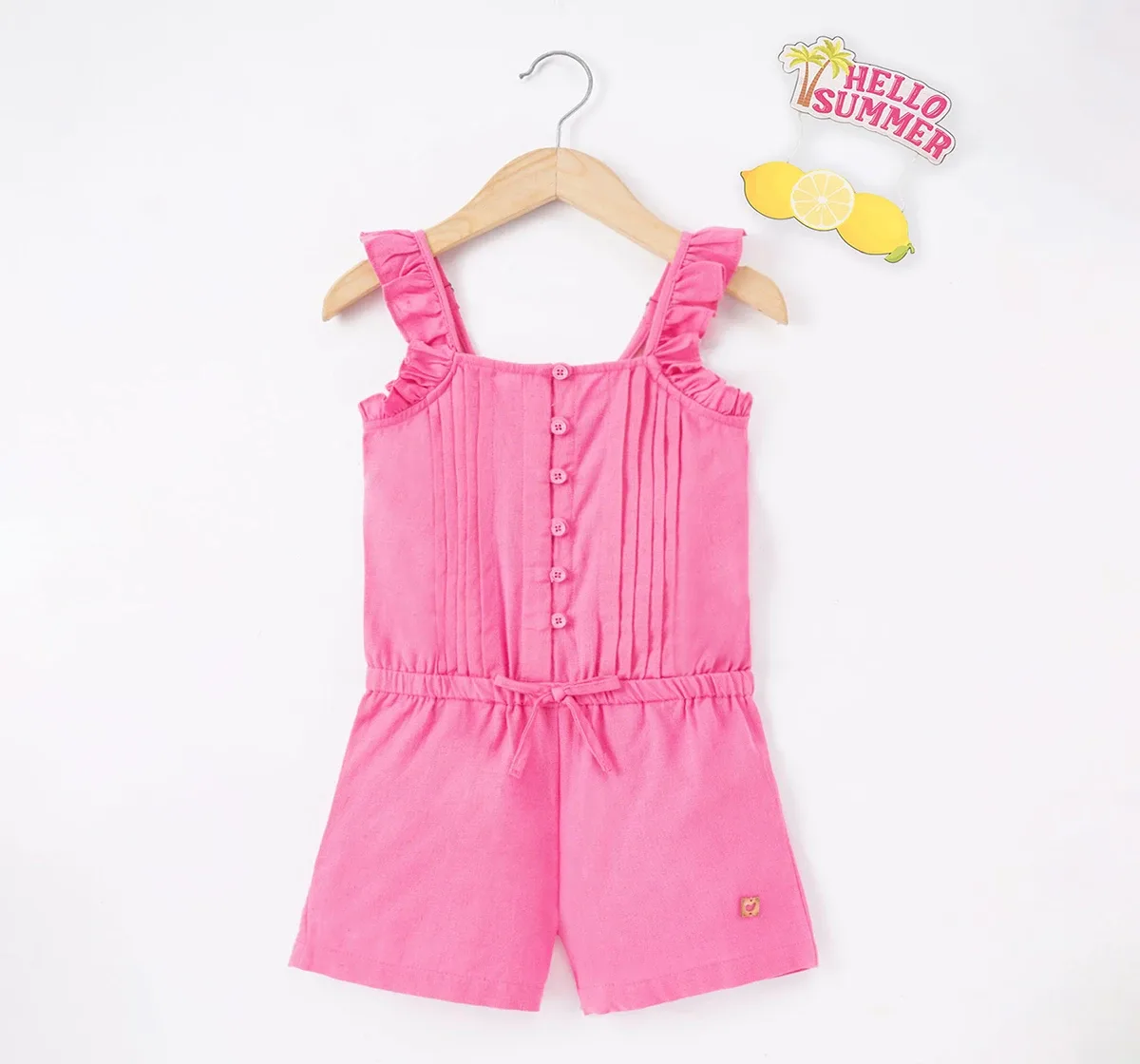 Girls Pleated Jumpsuit
