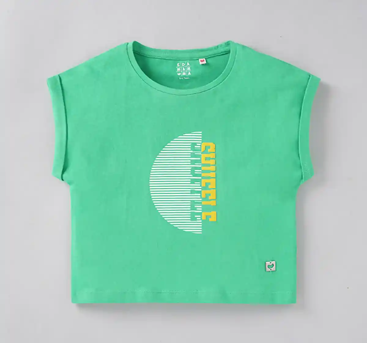 Girls Printed Tee And Shorts Set