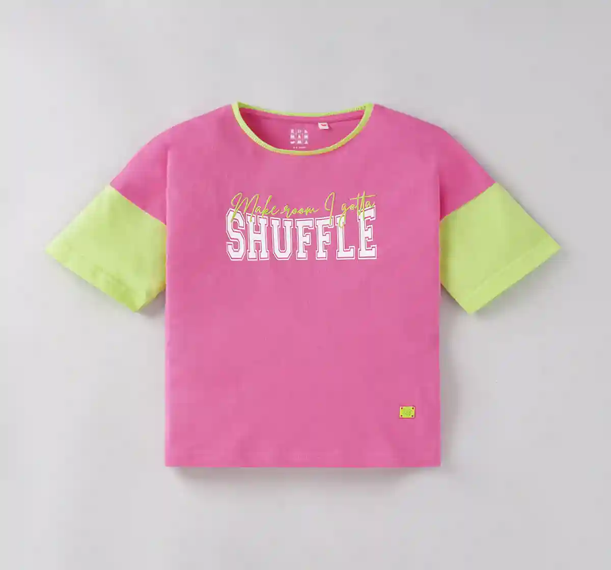 Girls Printed Tee And Shorts Set